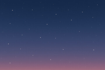 Obraz premium Starry night sky gradient stars twinkling stars