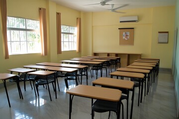 classroom in school