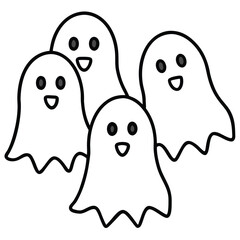 halloween ghost emoji pack.eps