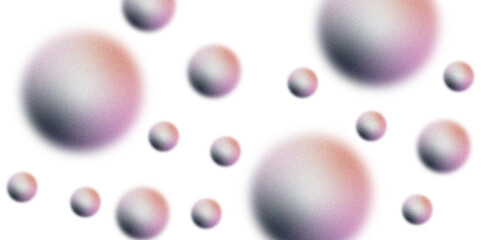 Modern and Clean multi-colored Confetti Design on transparent background. Soap or air bubbles, seamless transparent pattern. Lightness and dreamy essence of floating bubbles with Rainbow Reflections.