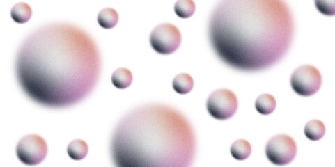 Modern and Clean multi-colored Confetti Design on transparent background. Soap or air bubbles, seamless transparent pattern. Lightness and dreamy essence of floating bubbles with Rainbow Reflections.