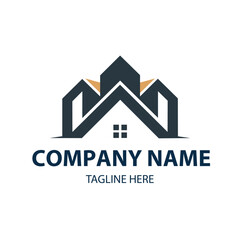 Housing business vector logo design.