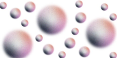 Modern and Clean multi-colored Confetti Design on transparent background. Soap or air bubbles, seamless transparent pattern. Lightness and dreamy essence of floating bubbles with Rainbow Reflections.