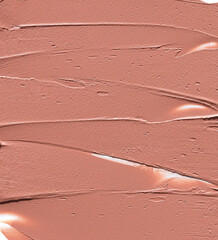 beige nude  lipstick swatch, decorative makeup cosmetic texture
