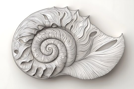 nautilus shell pattern
