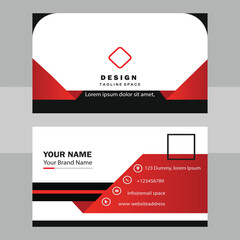 Simple and clean business card design template