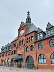 Fototapeta premium New Jersey Central Railroad Terminal Museum Building in City Liberty Park