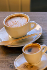 cup of cappuccino