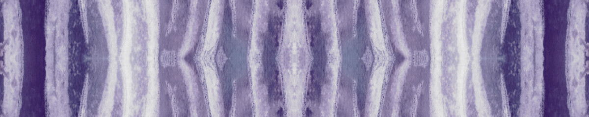 Purple Retro Watercolor. Indigo Ethnic
