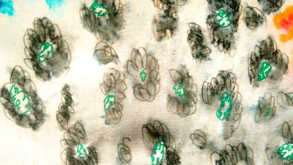 Print Skin Animal. Colourful Texture Wild. Animal