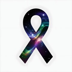 blue awareness ribbon