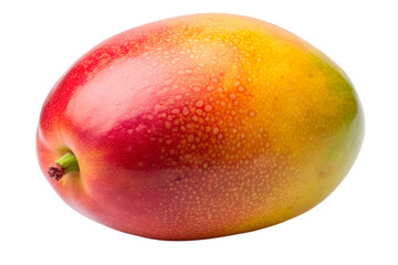 A ripe mango isolated on transparent background