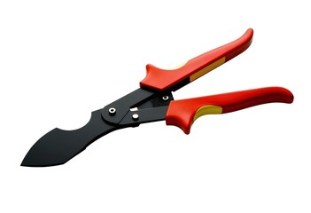 Obraz premium Cable Knife Wire Stripping Tool Isolated on White Background – Insulated Electrical Wire Cutter for Professional and DIY Use