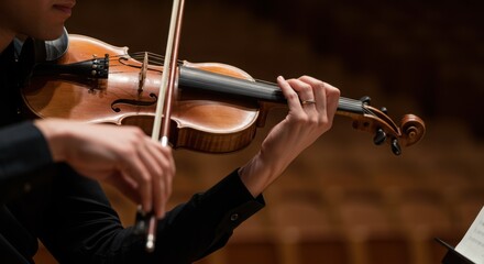 The Violin Virtuoso - Concentration on Stage