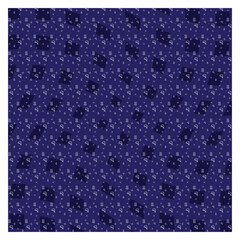 Obraz premium Abstract Geometric Shapes – Dark Blue Repeating Pattern