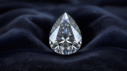 Velvet Void: Diamond Drop Suspended