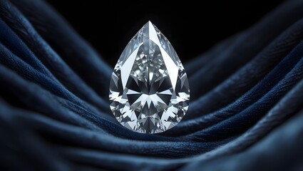 Velvet Void: Diamond Drop Suspended