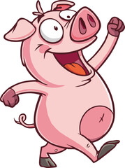 pig cartoon character