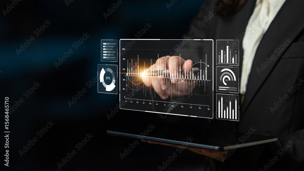 Poster big data and analytics support real-time insights, predictive modeling, and data-driven decisions fo