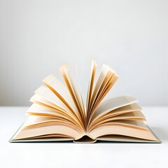 Open book pages reading education literature knowledge study learning textbook library