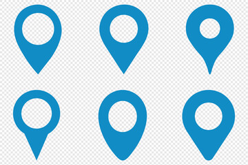 Location icon. Map pin icon set. location marker. location pin. Map pin icon vector. location pin icon symbol sign isolated on transparent background.