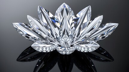 Zenith Diamond Bloom: Architectural Petals