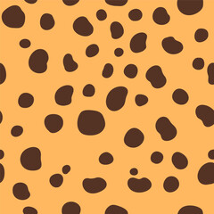 Spotted skin seamless pattern design