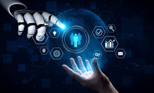 AI coordinating business teamwork, analyzing team communication, enhancing productivity, and aligning digital performance goals through structured collaboration systems. Vouch