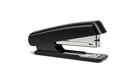 Standard black desktop stapler for paper fastening and office work