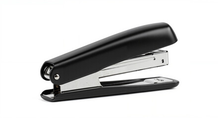 Black and silver compact stapler for office and school use