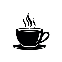 Coffee Cup Icon for Cafe and Hot Beverage Design