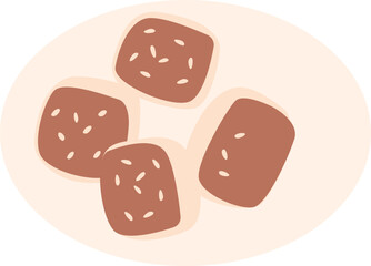 Culinary food served on plate