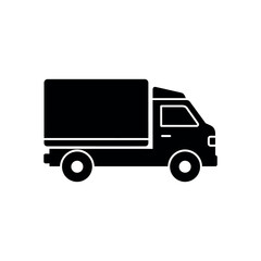 Delivery Truck Icon for Shipping and Logistics Concept