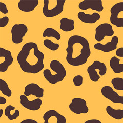 Cheetah skin seamless pattern decoration