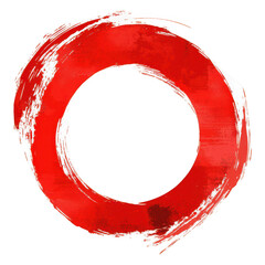 . Hand drawn red circle. Brush drawn highlight marker. Tr subject