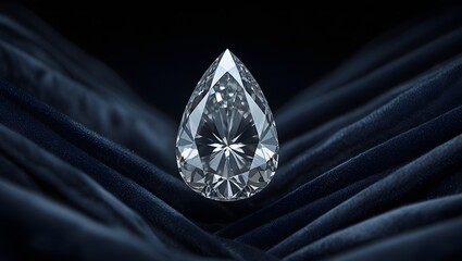 Velvet Void: Diamond Drop Suspended
