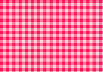 Red gingham check pattern 赤色のギンガムチェック柄