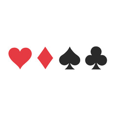 Playing card symbols playing cards heart
