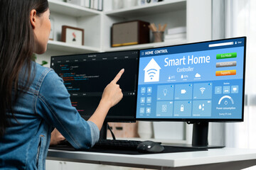 Smart home technology, centric remote control system with digital dashboard for air conditioning,...