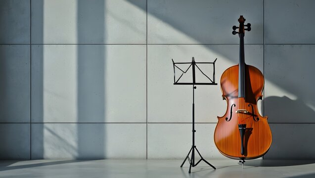 Cello instrument music stand background cellist orchestra concert classical music art