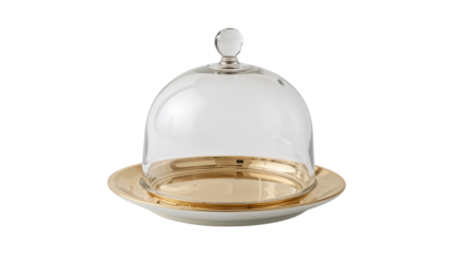 glass dish cloche isolated on transparent background png