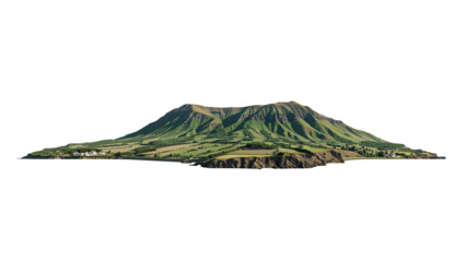 island landscape isolated on transparent background png
