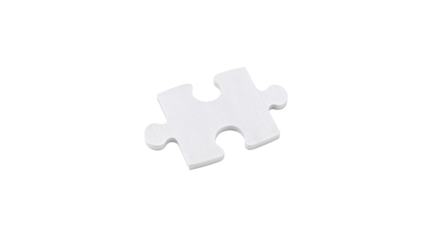 Puzzle Piece Isolated on Transparent Background PNG