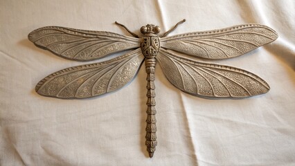 dragonfly on wood