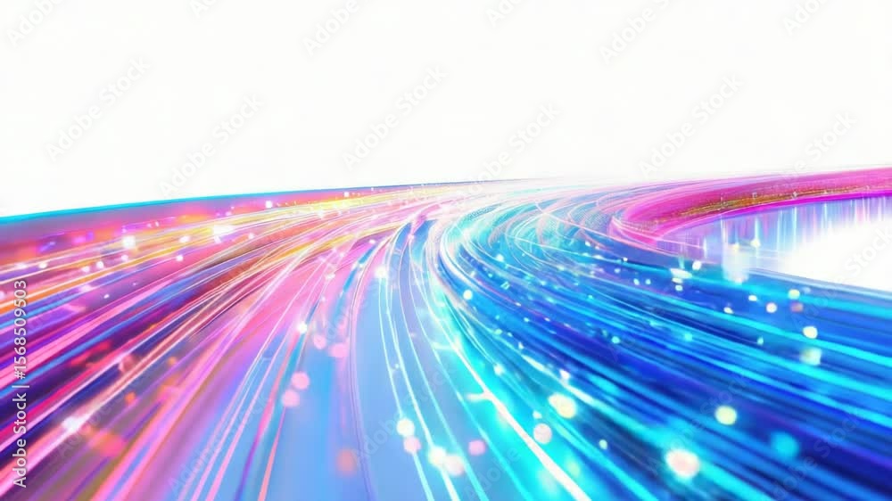 Aufkleber A vibrant backdrop with soft, blurred lights and lines, perfect for adding texture to your design