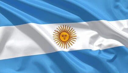 🇦🇷 Argentina &ndash; flag
"Sky blue and white stripes with a golden sun in the center."