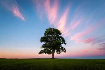 Fototapeta premium Floral background with purple flowers and brown leaves for spring season design art