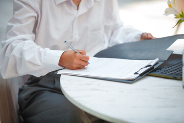 doctor writing prescription