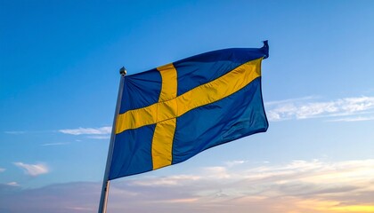 🇸🇪 Sweden &ndash; flag "Blue background with a yellow Scandinavian cross &ndash; the Swedish flag."