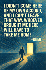 Sufi Poster on the Soul’s Homecoming and the Journey Toward the Next World